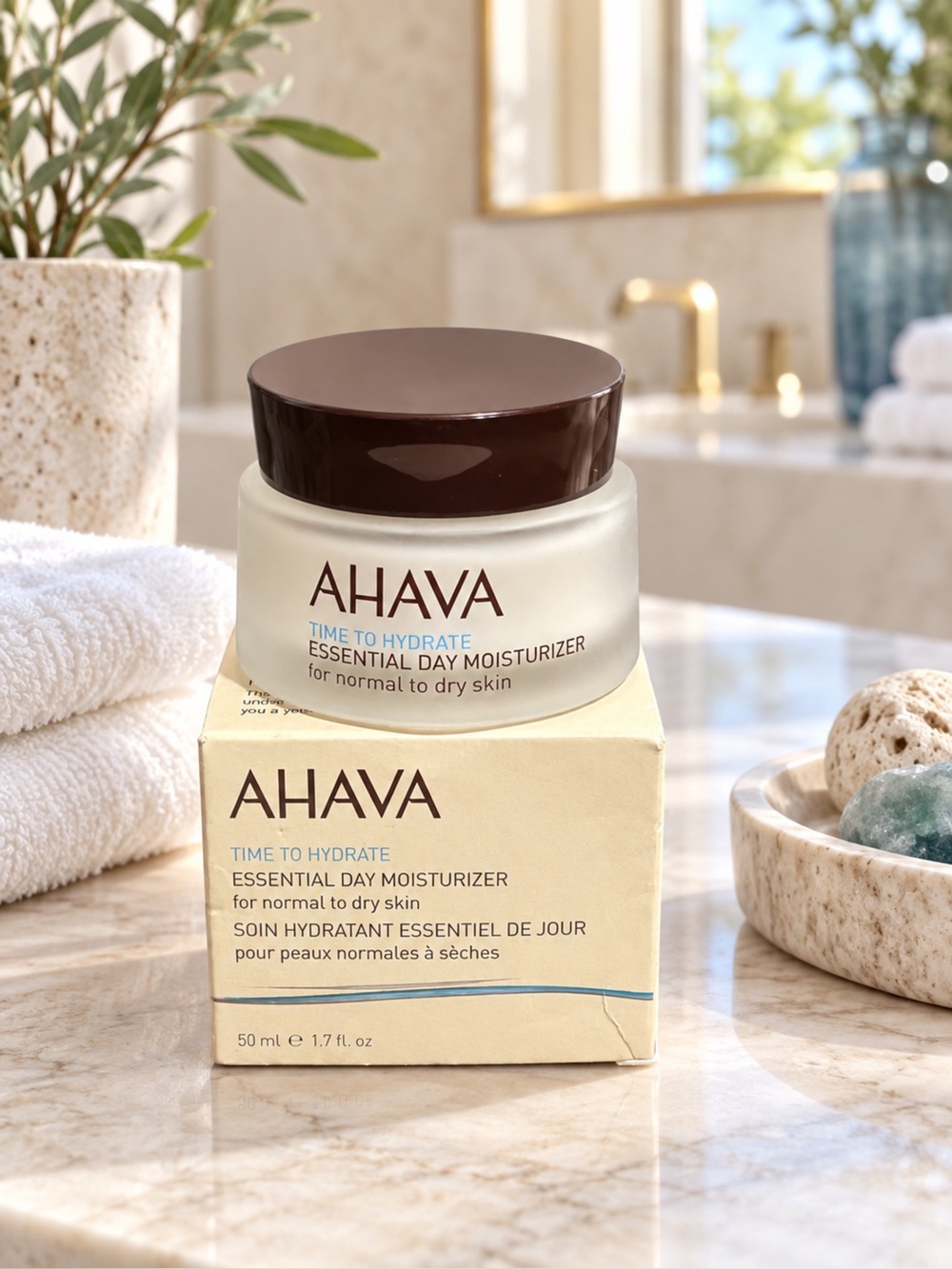 AHAVA Time To Hydrate Essential Day Moisturizer - Cream,NIP